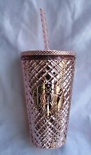 Starbucks 2023 Winter Holiday Jeweled 16oz Tumbler Cold Cup - Rose Gold NWT picture