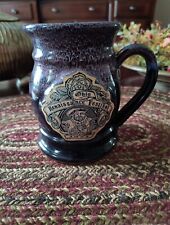 1994 Ohio Renaissance Festival Studio Art Pottery Beer Mug Purple picture