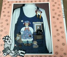 SWEET SEWNYA Applique Pattern Quilt Sewing Machine Basket Puppy Pin picture