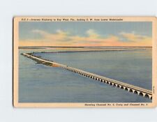 Postcard Overseas Highway to Key West, looking S. W. from Lower Matecumbe, FL picture