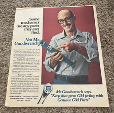 1977 GM Mr. Goodwrench Newspaper Print Ad picture