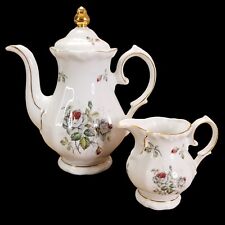 Vintage Winterling Finest Bavarian China Teapot & Creamer Dish Made In Germany  picture