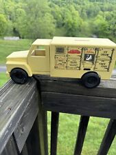 RARE Vintage SCHWANS Ice Cream & Finer Foods Movable Truck Piggy Bank picture