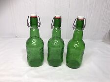 3 GROLSCH Beer Bottles, Green, Brand New picture