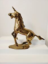 Bronze Unicorn Statue Sculpture Figurine VTG - 10