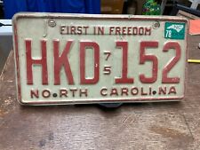 License Plate North Carolina NC 1978 First in Freedom HKD 152 Vintage Rustic picture