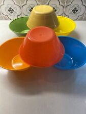 Set of 6Vintage Plastic Cereal Bowls Margarine Butter Parkay and Numaid picture