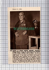 C3360) Retrial Of Former Marshal Graziani Mussolini Minister - 1950 Clip picture