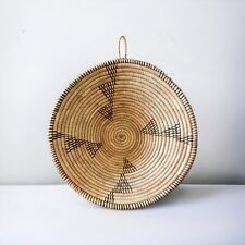 Tribal African Boho Southwestern Style Handmade Coil Bowl Basket Wall Decor 13’ picture