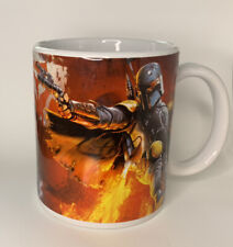 2011 Disney Mandalorian *Star Wars* Han Solo & Bobba Fett 10 OZ Coffee Cup picture