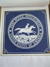 Vintage Steel Porcelain Sign United States of America Post Office Department 8x8 picture