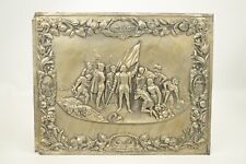 1893 World’s Fair Columbian Exposition Silvered Copper Landing Display Plaque picture