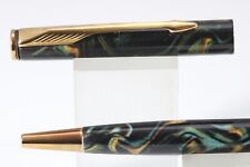 Vintage (1998) Parker Insignia Lacquered Green & Bronze Ballpoint Pen, GT picture