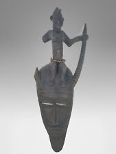 Vintage African Ethnic Carved Ceremonial Mask Art Sculpture *See Description* picture