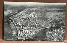 Postcard ~ NEW YORK CITY New York ~ AERIAL VIEW  ~ unposted ~ 1940's ~ picture