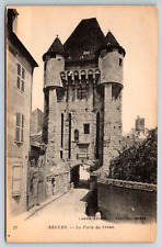 c1910s Nevers La Porte Du Croux France Nievre Europe Antique Postcard picture