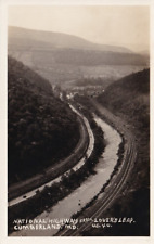 US 40 National Highway from Lover's Leap, Cumberland, MD. RPPC Unposted picture