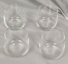 NEW ALESSI FOR DELTA AIRLINES SHORT STEMLESS WINE GLASSES 3.25