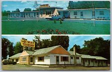 Vtg Clayton New York NY C-Way Tourinn Restaurant & Hotel 1960s View Postcard picture