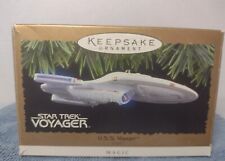 Hallmark Star Trek Voyager USS Voyager Keepsake Ornament With Magic Light 1996 picture