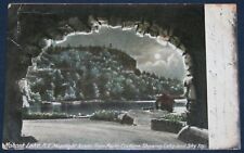 Moonlight Scene, Porte Cochere, Mohonk Lake, NY Postcard 1908 picture