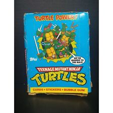 1989 Topps Teenage Mutant Ninja Turtles TMNT Complete Wax Box 48 Sealed Packs picture