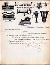 1902 Philadelphia - Watson & McDaniel Co - Rare Letter Head Bill picture