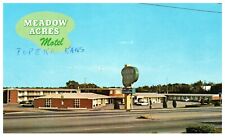 Meadow Acres Motel Topeka, Kansas Hotel Motel Advertising Postcard picture
