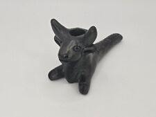Vintage Mexican Hand-Carved Bull Pipe  picture