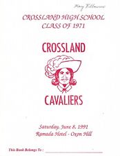 Crossland (MD) H.S. 1971 20-Year Reunion Booklet picture