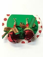 Holiday Party Christmas Jiggle Bells Earrings Jewelry New picture