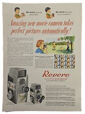 Vintage Print Ad Revere Electric Eye-Matic Movie March 1958 Photography Magazine picture