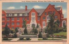  Postcard Sarah Williams Dorm Michigan State College picture