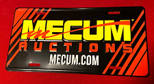 Mecum Auctions License Plate or Really Neat Sign, Wow, Good Shape picture