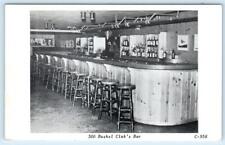 MARENISCO, Michigan MI ~ Bar Interior 500 BUSHEL CLUB Lodge c1950s Postcard picture