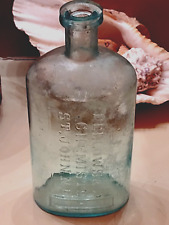 Antique 1870's aqua ~FELLOWS & Co / CHEMISTS / ST. JOHN  N.B.~dug cond.