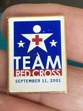 Team Red Cross September 11 2001 Lapel Pin EUC K543 picture