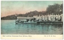 Willmar Minnesota MN ~ Homewood Park Boat Landing 1909 picture