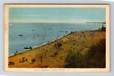 Toronto Ontario-Canada, Aerial Eastern Beaches, Antique, Vintage c1944 Postcard picture