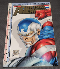 FIGHTING AMERICAN #1 (1997) Gold Foil Rob Liefeld Variant With No Feet Awesome picture