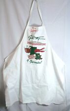 Justin Wilson Louisiana Cookin' Home Grown Adult Apron I Garontee Signed picture