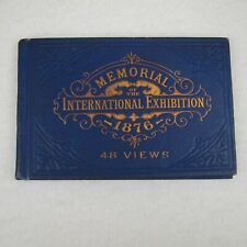 Antique 1876 Memorial International Exhibition Philadelphia Book 48 Views RARE picture