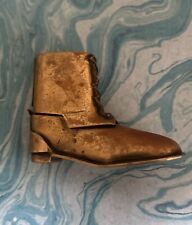 Antique French Trench Cigarette Pocket Lighter, C.1913 In The Shape Of A Boot. picture