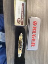 CASE RUGER STAG STOCKMAN KNIFE NEVER USED IN BOX #53087 SS   D9 picture