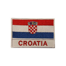 Croatia Country Flag Patch Iron On Patch Sew On Badge Embroidered Patch picture
