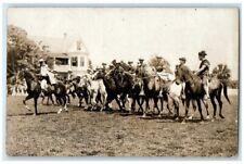 c1910's Theater Costume Horseback Harris Pittston PA RPPC Photo Postcard picture