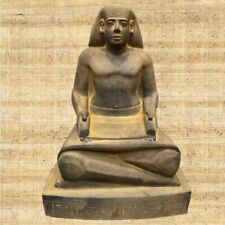 UNIQUE ANCIENT EGYPTIAN ANTIQUES Figure Scribe Statue Egyptian Pharaonic Rare BC picture