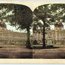c1900s Potsdam, Germany New Palace in Sanssouci Park Stereoview Friedrich II V35 picture