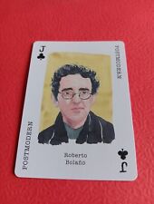 Roberto Bolano Playing Card Jack Of Clubs Writer Postmodern Genius picture