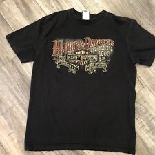 Harley Davidson Orlando Florida USA T-shirt Size L Double Sided Black Nice Fade picture